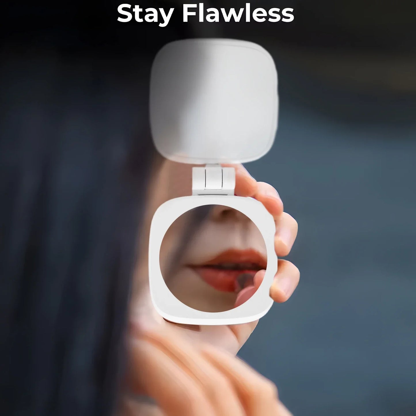 Magnetic Selfie Ring Light with Mirror
