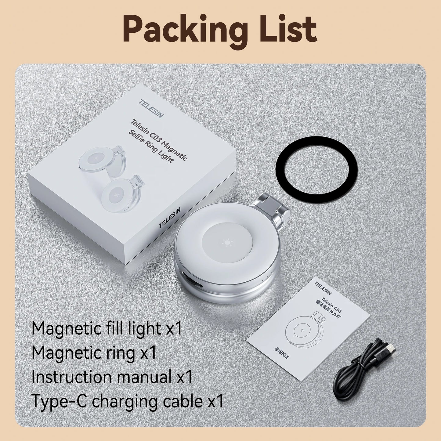 Mini Magnetic Fill Light for Phone