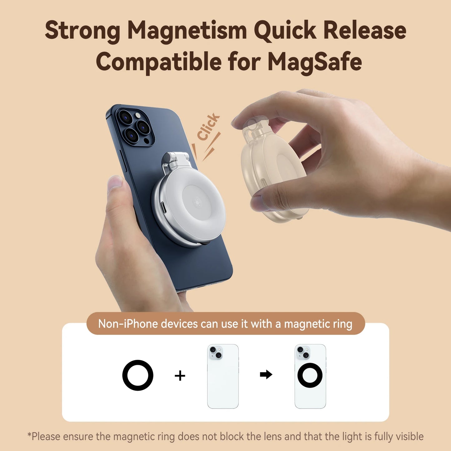 Mini Magnetic Fill Light for Phone