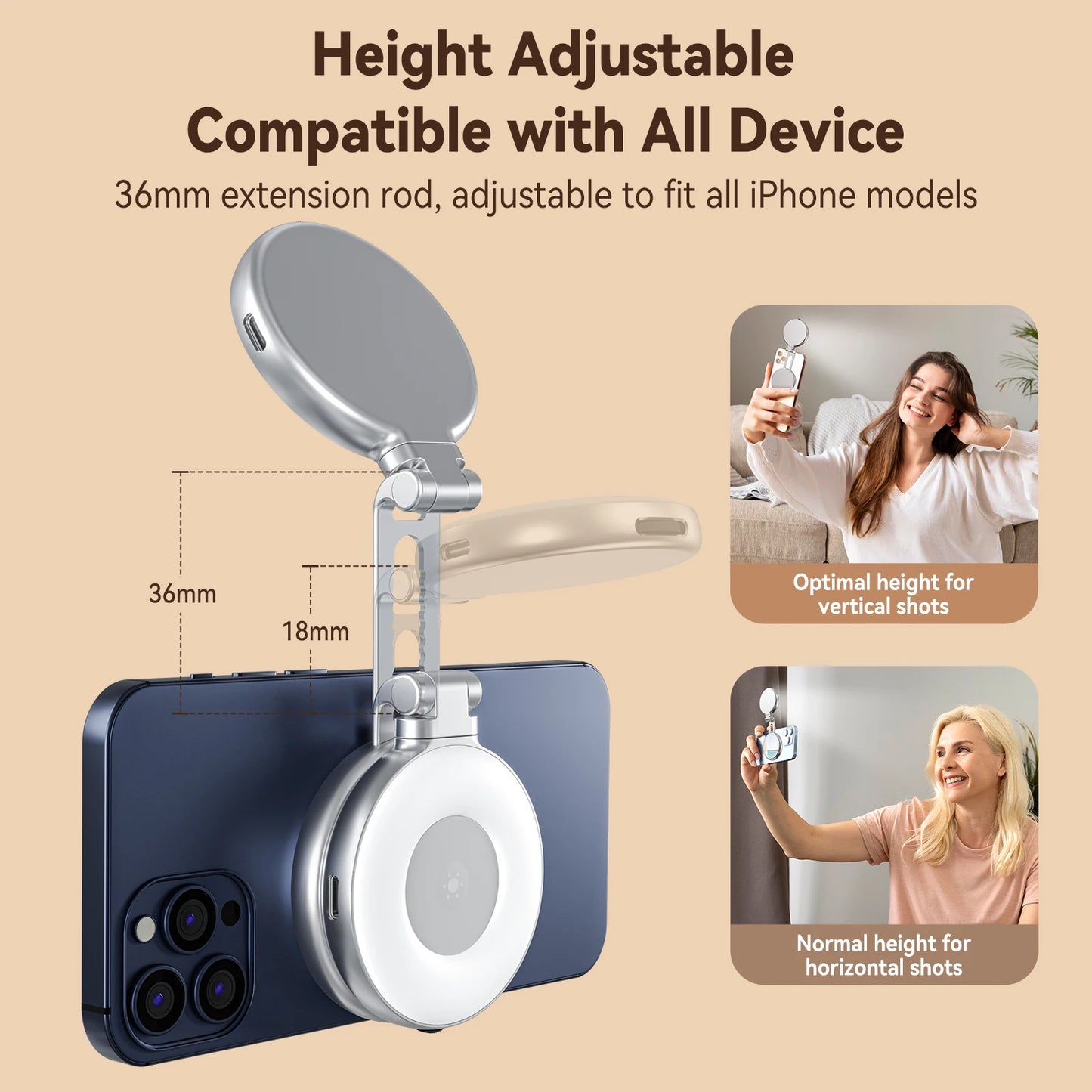Mini Magnetic Fill Light for Phone